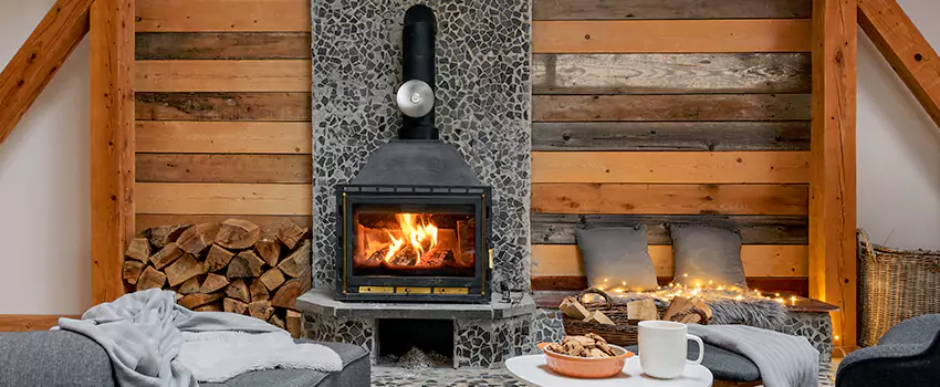 Thelin Hearth Products Direct Vent Gas Stove Fireplace Inspection in Ewa Beach, Hawaii